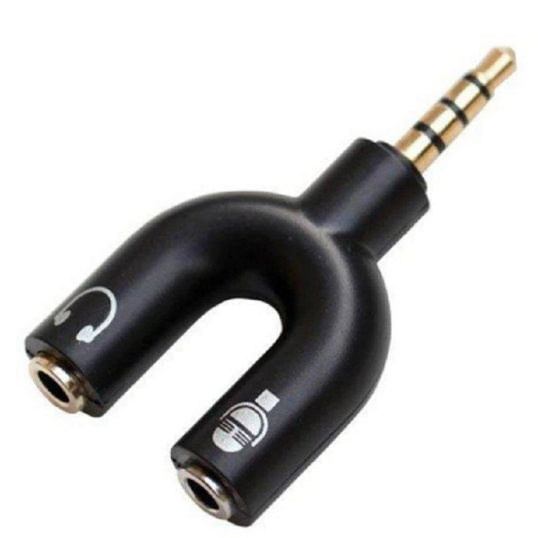 Adaptador P3 X P2 Para Fone Headset Microfone Lapela  Áudio