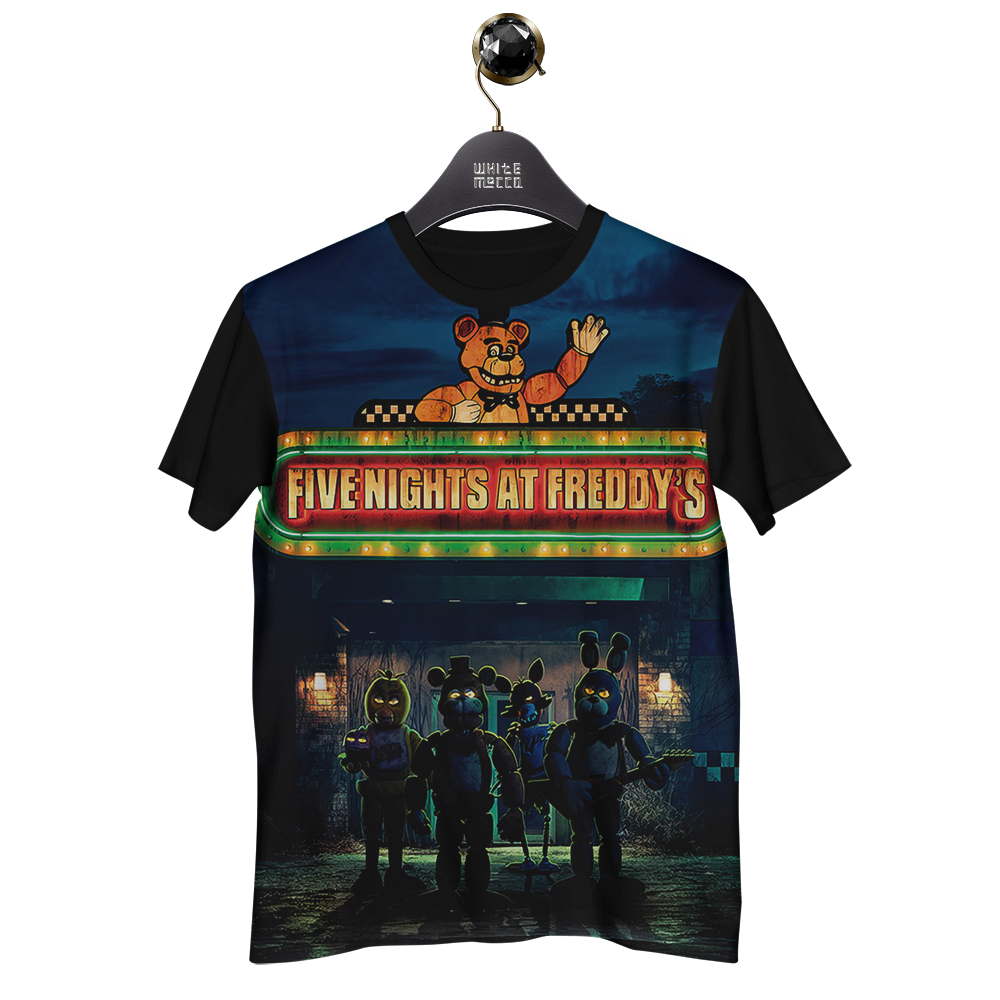 Camisa Filme Jogo FNAF Five Nights At Freddy's Pizzaria WT0103
