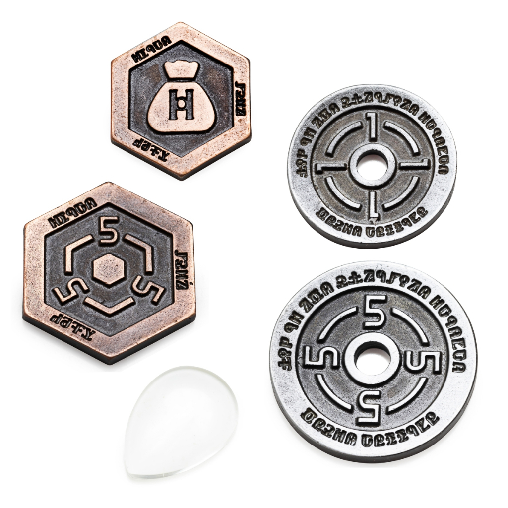 Kit De Moedas Para Jogo Duna Imperium Board Game Moedas & Co.