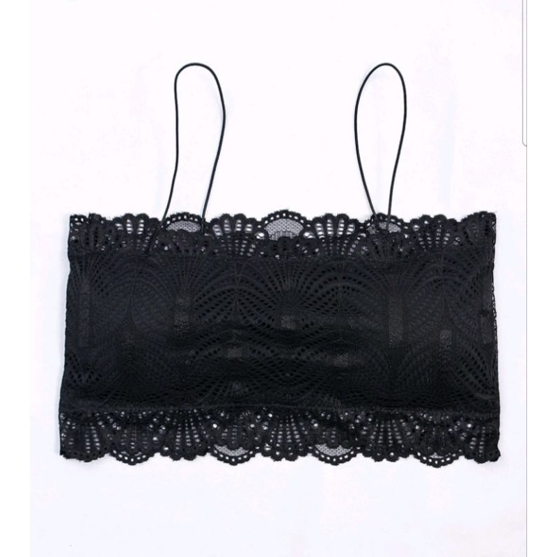 Top Faixa em Renda sem Bojo-Topper Forrado Regata Nadador Cropped Feminino Blusa Renda Pilates Caminhada