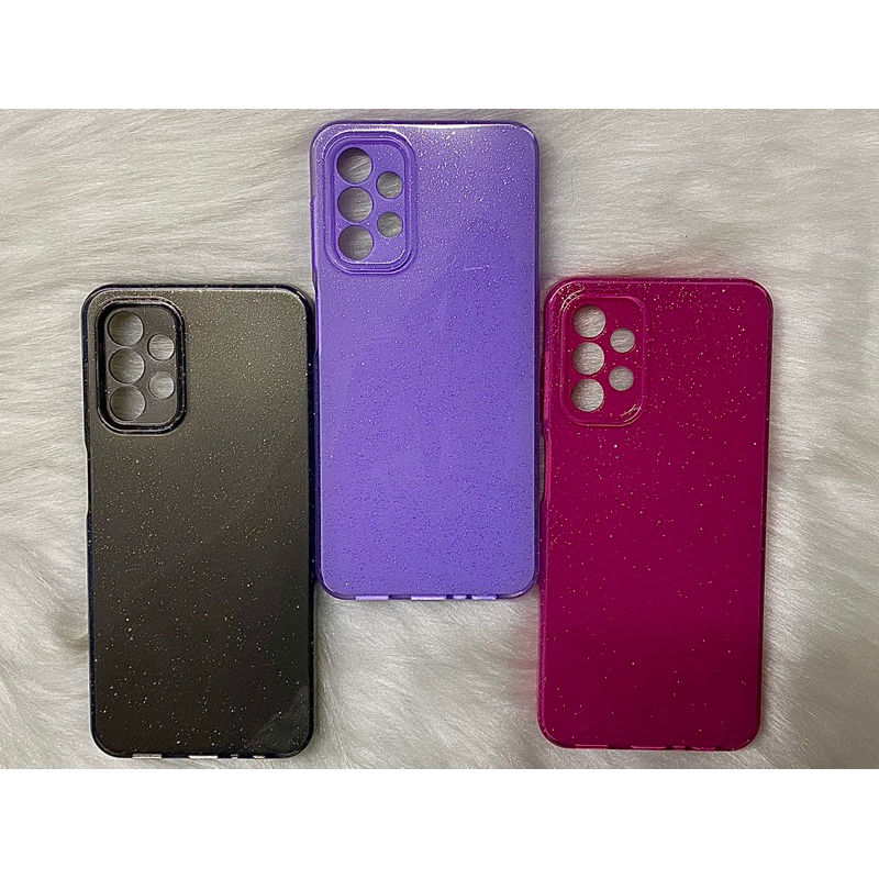 Capa Capinha Aveludada Brilhante Com Gliter Para Samsung A13 4G