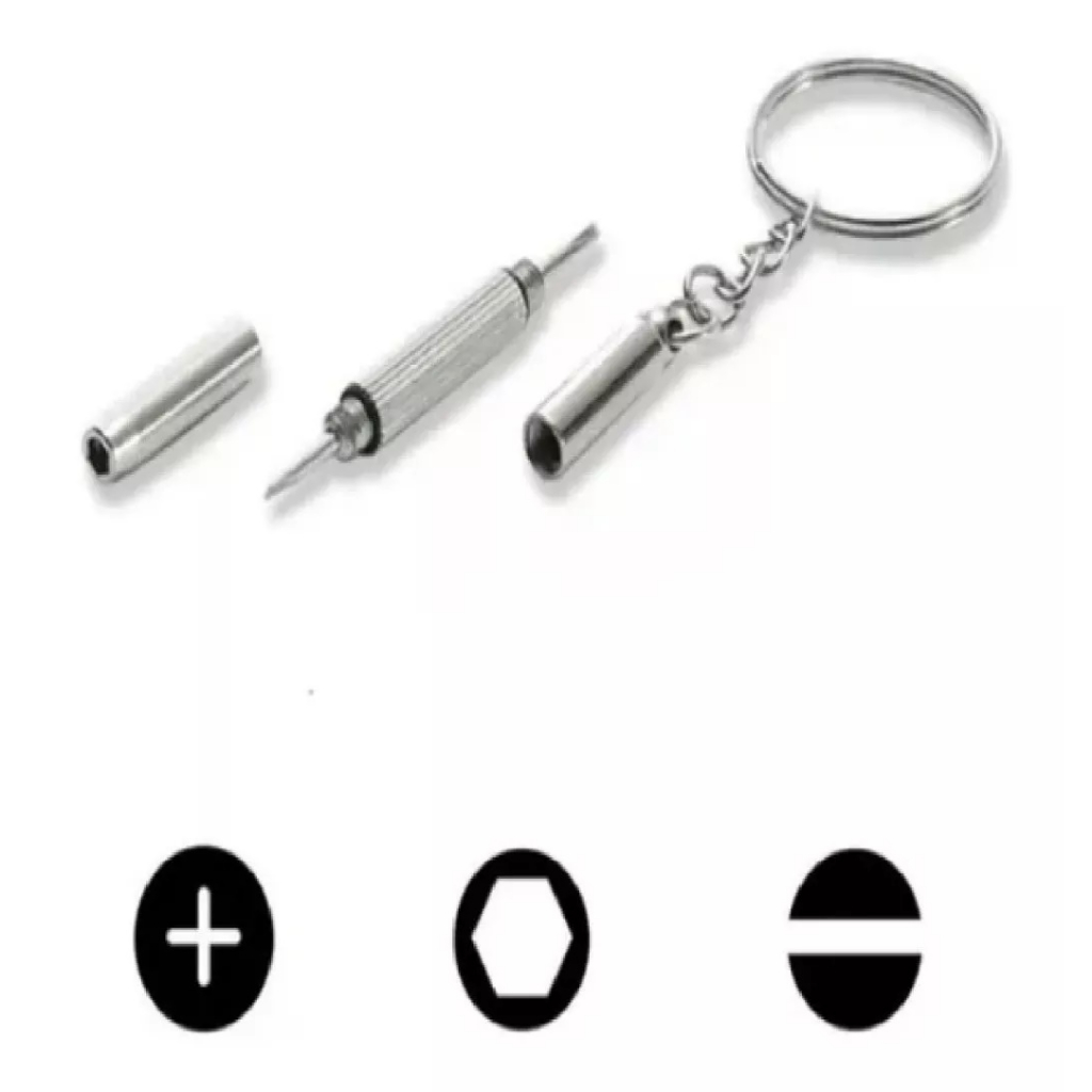 Chave de Fenda, Philips 3 em 1 Chaveiro para Ajuste Multiuso para concerto aperto de Óculos, Relógio, Celular