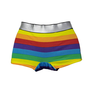 Cueca Feminina Box Microfibra Forro Algodão LGBT Arco Íris | 510
