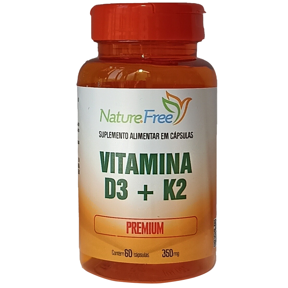 Suplemento Alimentar - Vitamina D3+K2 Premium 60 Cápsulas 350mg - Matéria prima importada! em Oferta na Shopee