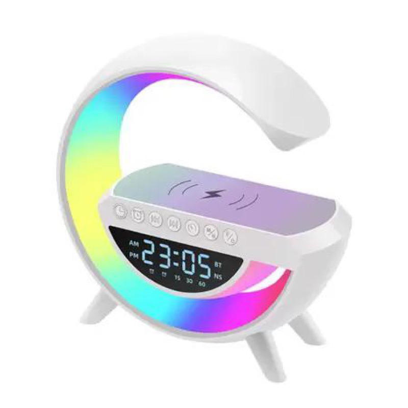 Luminária G Speaker Smart Bluetooth Com Som E Carregador Rgb