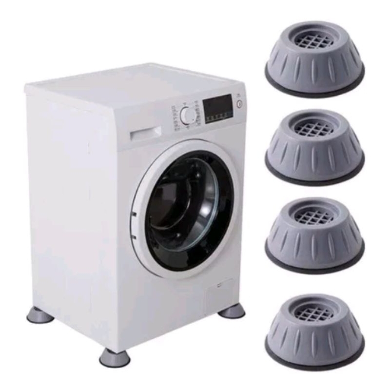 Suporte Pé Máquina de Lavar Roupas Nivelador Lavar Kit 4 Peças