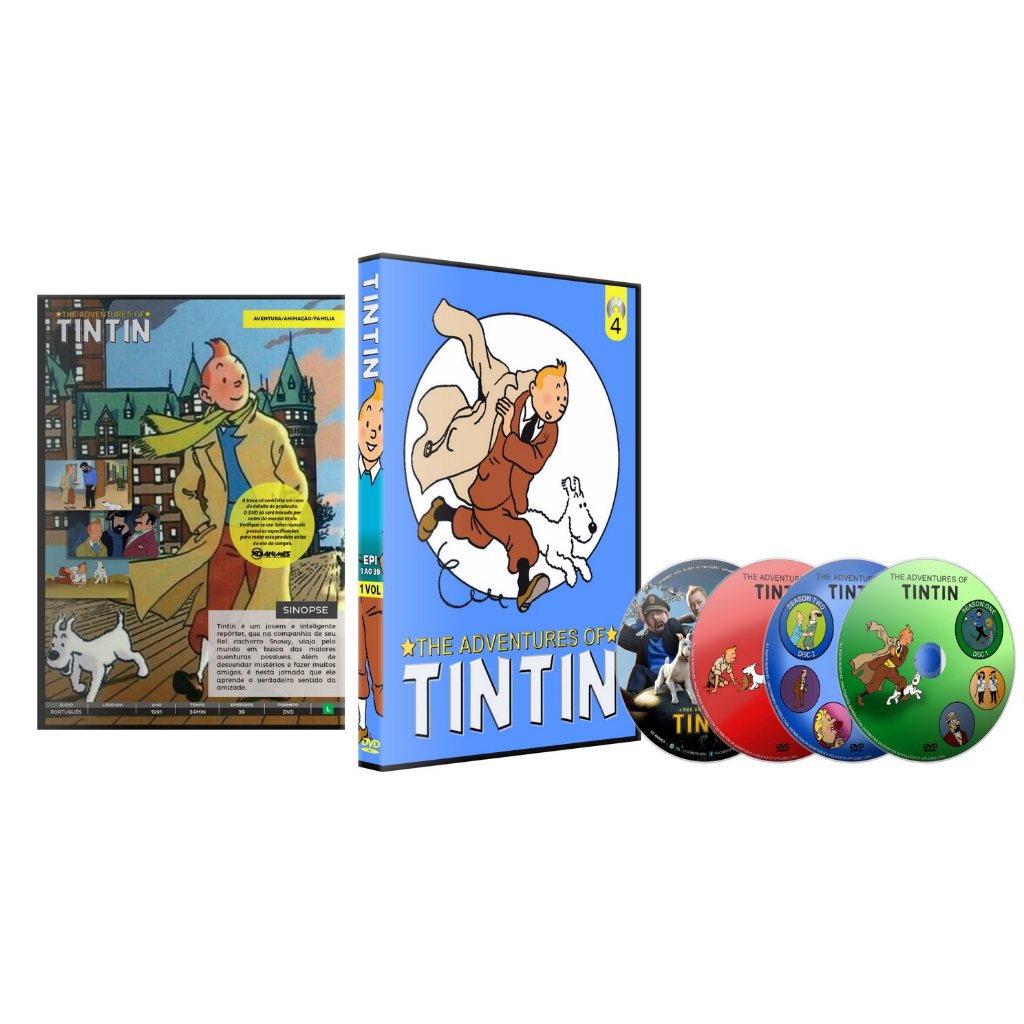 DVD As Aventuras De Tintin em Oferta | Shopee 2026