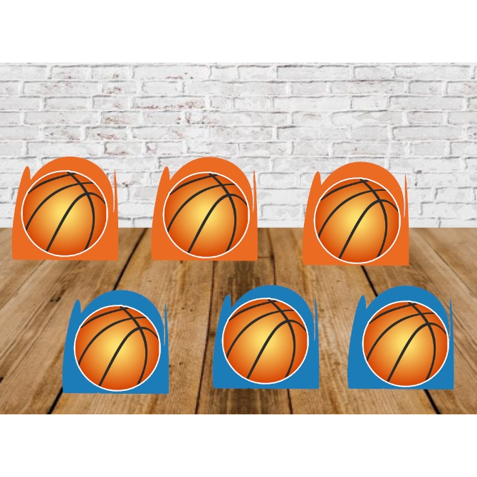 Forminha Para doce decorada com aplique - Bola Basquete- Fazemos todos os temas - festa infantil criança- consulte no chat