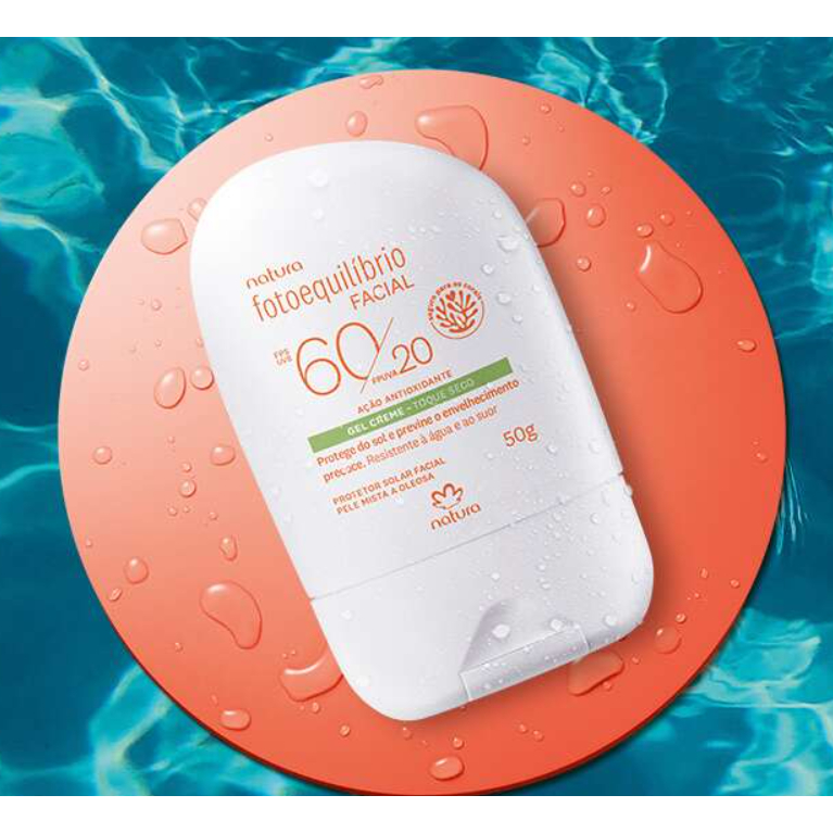 Protetor Facial Gel Creme FPS 60/FPUVA 20 Fotoequilíbrio