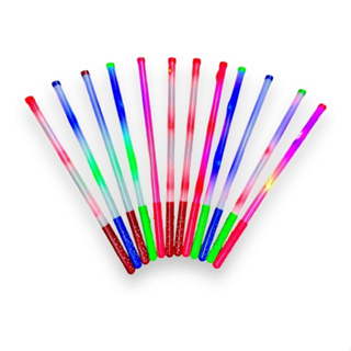 Kit c/ 1, 3, e 6 Varinha magica Kit Bastao De Led Pisca Festa Balada Neon em Oferta na Shopee