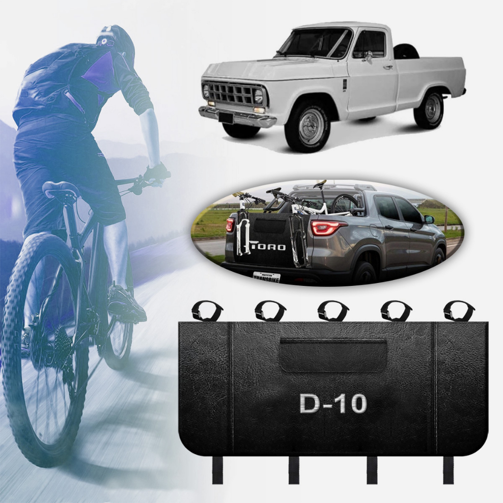 Transbike Gm D10 Trukpady P/ Caçamba Truk Pady Premium Preto Personalizado