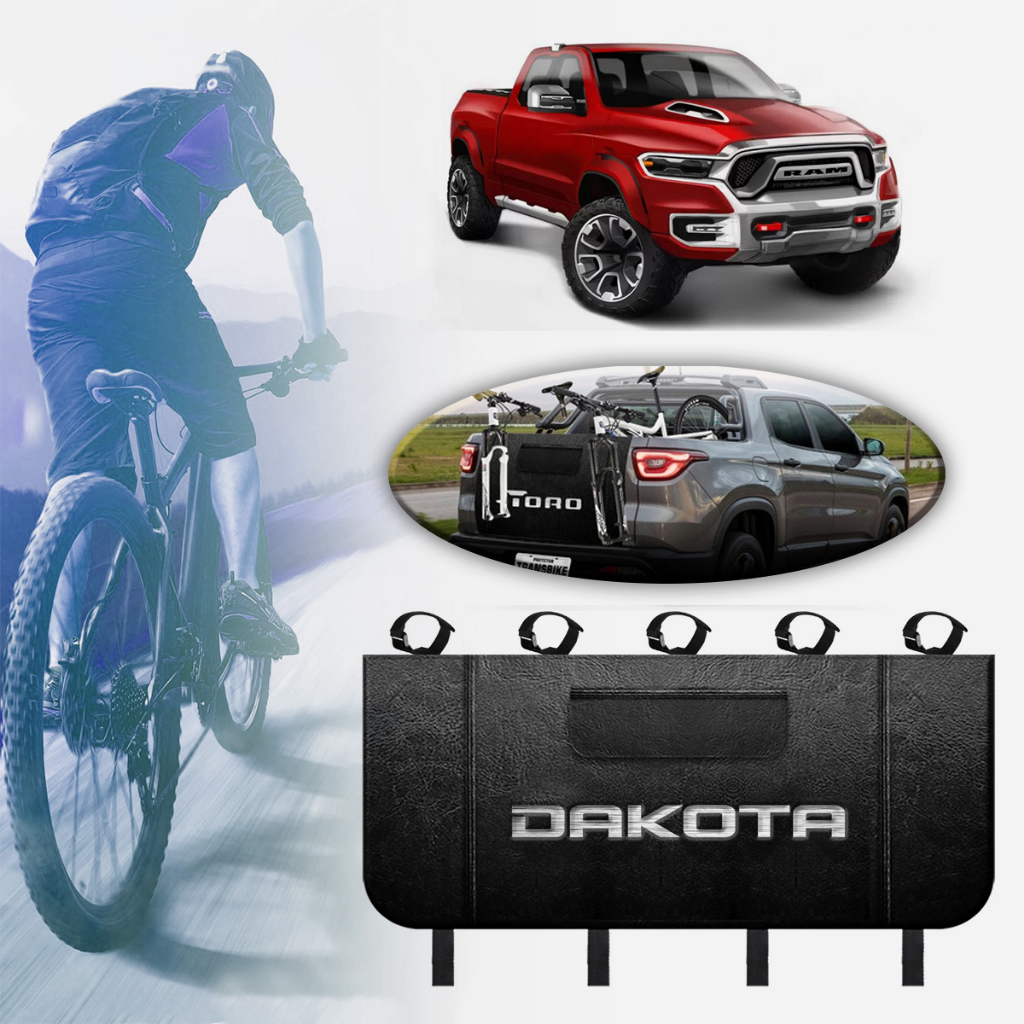 Transbike Dodge Dakota Trukpady P/ Caçamba Truk Pady Premium Preto Anti Risco
