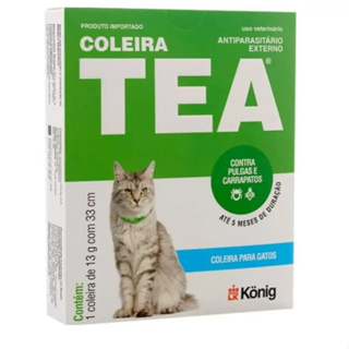TEA 327 Coleira Antipulgas para Gatos 13g König em Oferta na Shopee