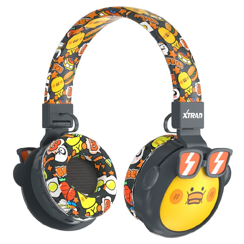 Headphone Fone de ouvido bluetooth sem fio infantil Com Limitador de Volume Desenho cartoon Xtrad LC-881