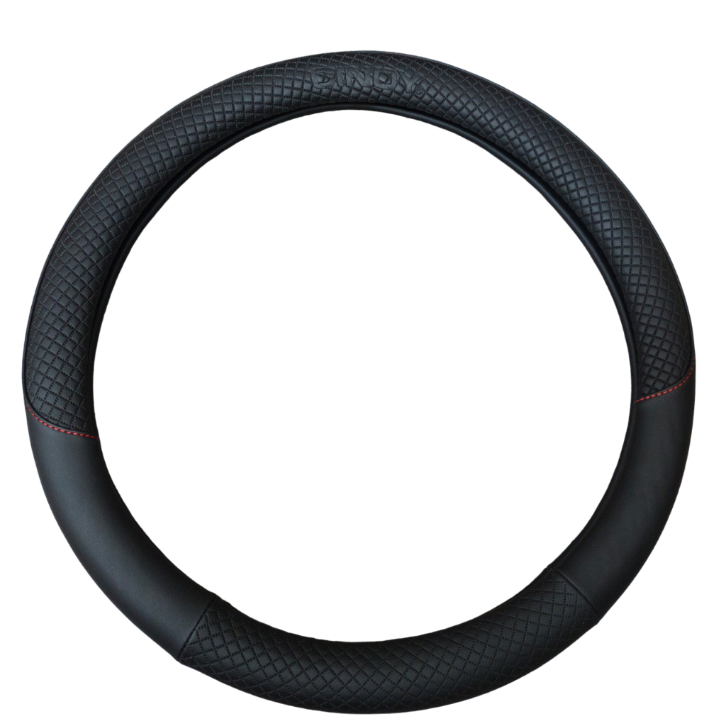 Capa De Volante Universal Emborrachada Preta