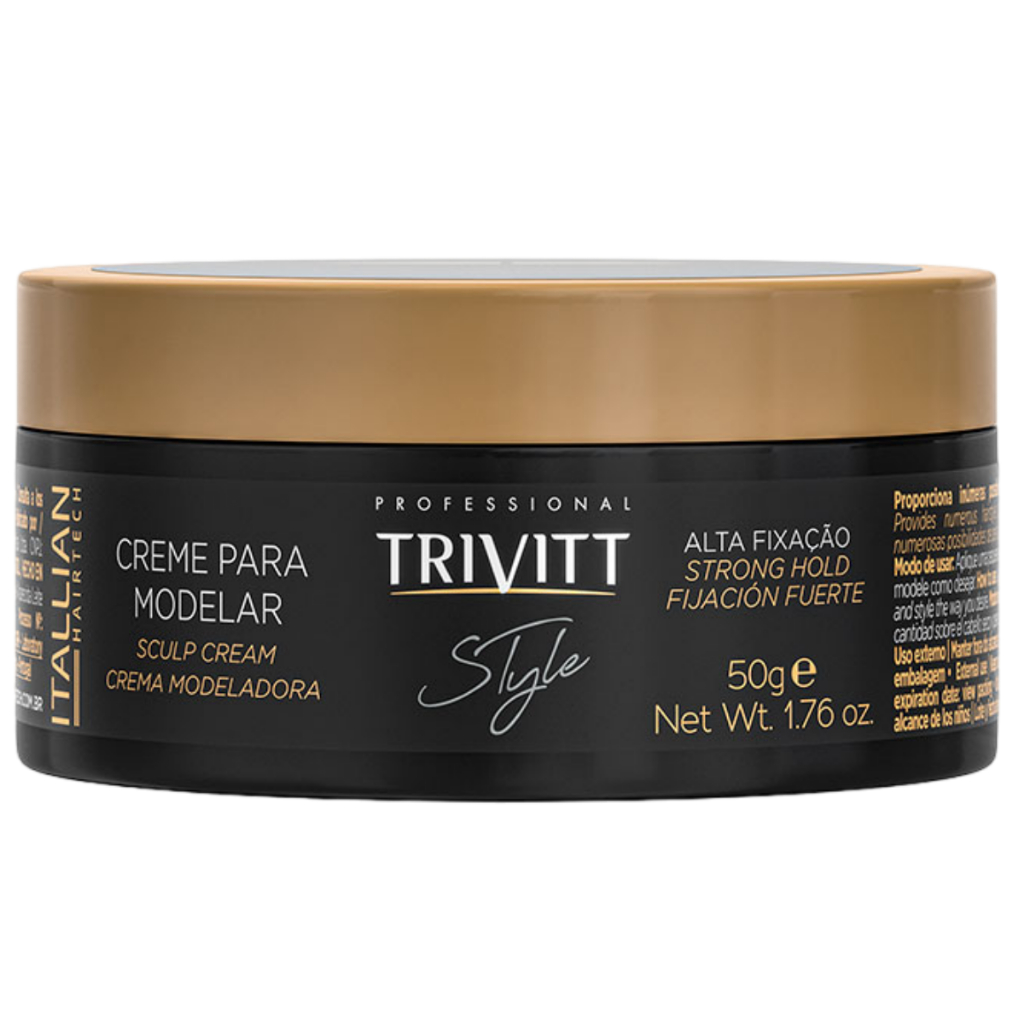 Creme Para Modelar Cabelos Trivitt Style 50g  Itallian Color