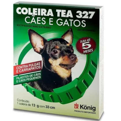 TEA 327 Coleira Antipulgas para Cães Pequenos 13g König