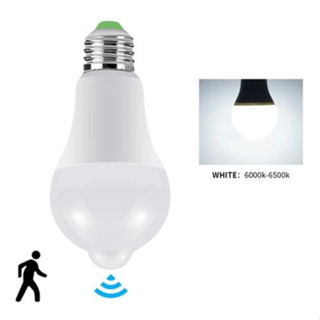 Lâmpada 9w Bivolt 6500k Sensor De Presença Controle Cor Da Luz 6500k Voltagem 100-240v em Oferta na Shopee