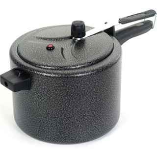 Panela de Pressão presao 10 Litros Caçarola Preta CRAKEADA com selo Inmetro + ENVIO RAPIDO
