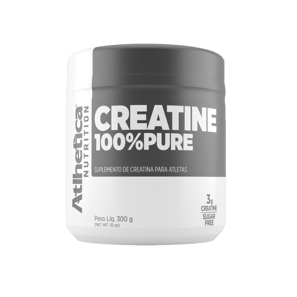 Creatine 100% Pure - Creatina em Pó 300G - Atlhetica Nutrition