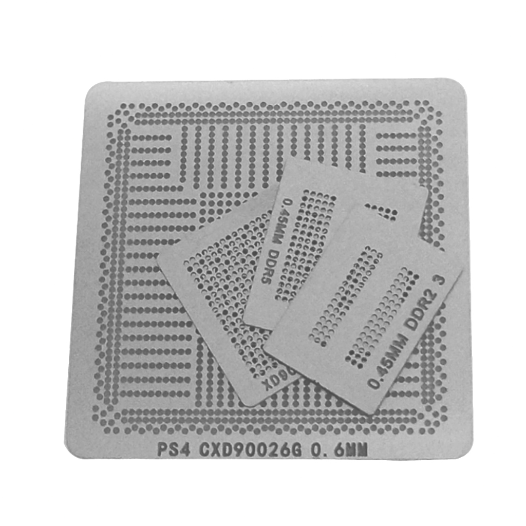 1 Kit C/4 Stencil Ps4 Reballing Calor direto Bga Novo