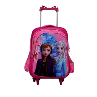 Mochila Rodas Frozen 3D Infantil Escolar