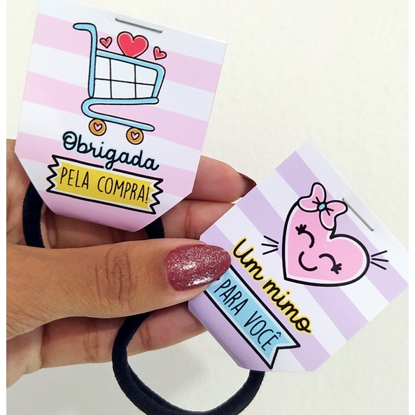 50 Amarrador - Tag para Xuxinha/Amarrador/Rabicó - Mimos para Clientes em Oferta na Shopee