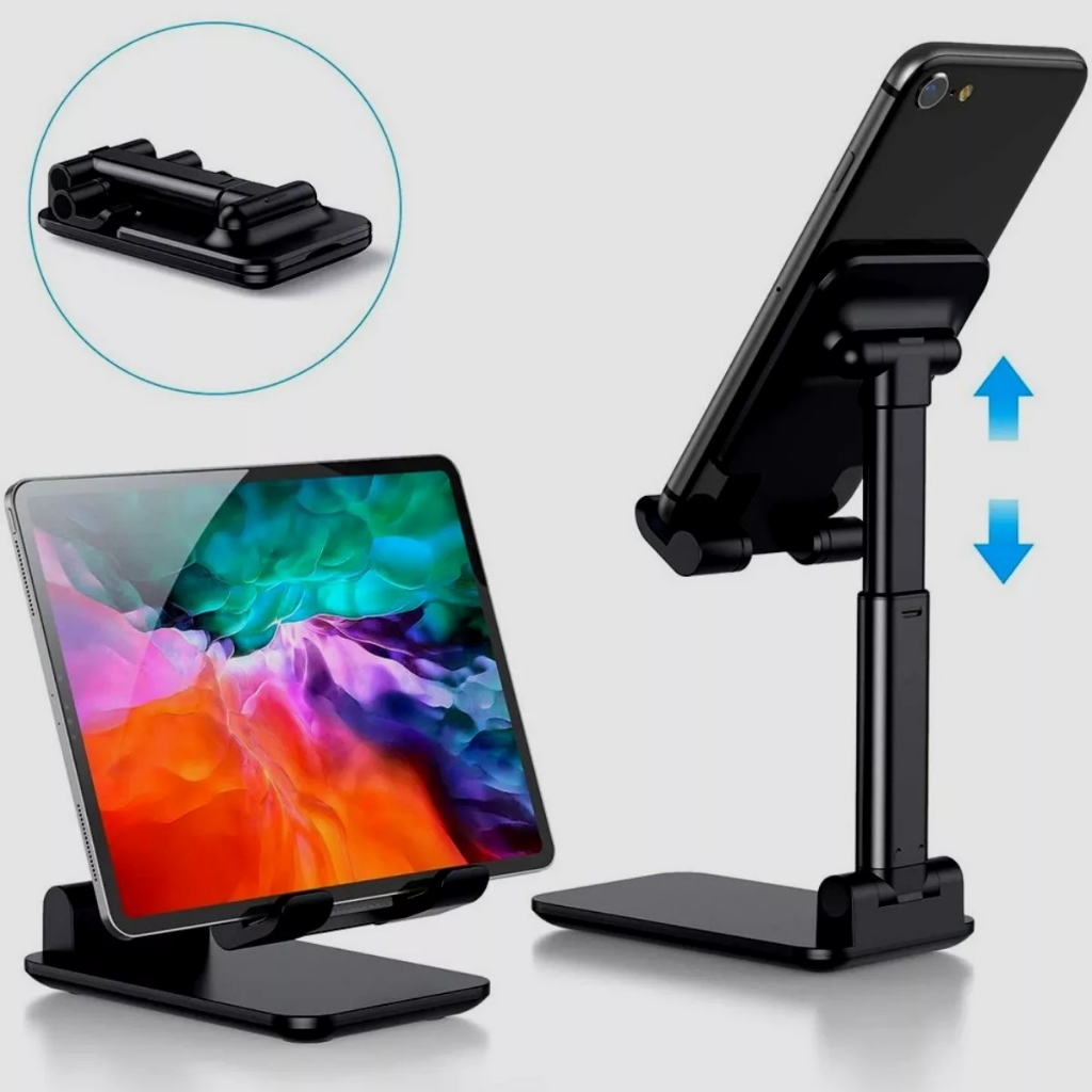 Suporte De Celular Tripé Mesa Ajustável Smartphone Tablet