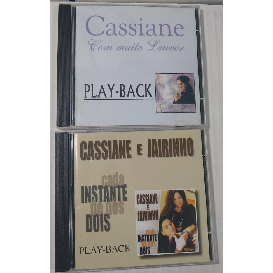 CD CASSIANE COM MUITO LOUVOR E CADA INSTANTE DE NÓS DOIS PLAYBACK