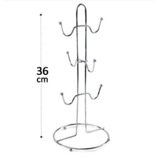 Suporte Organizador Porta Xícaras e Pires Para 6 Xícaras De Café e Pires em Oferta na Shopee