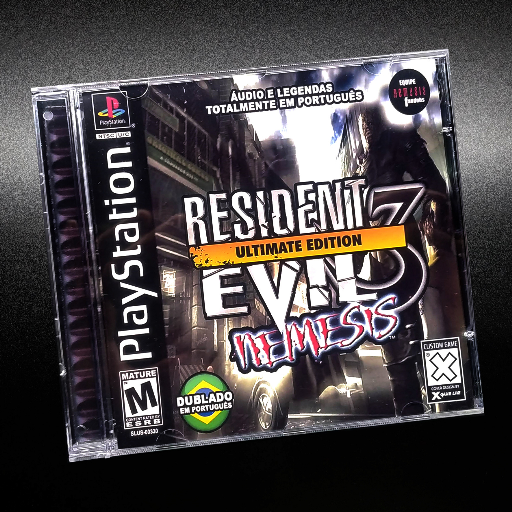 Resident Evil 3 Dublado - Repro Ps1 / Psx / Patch Retro Game Play 1
