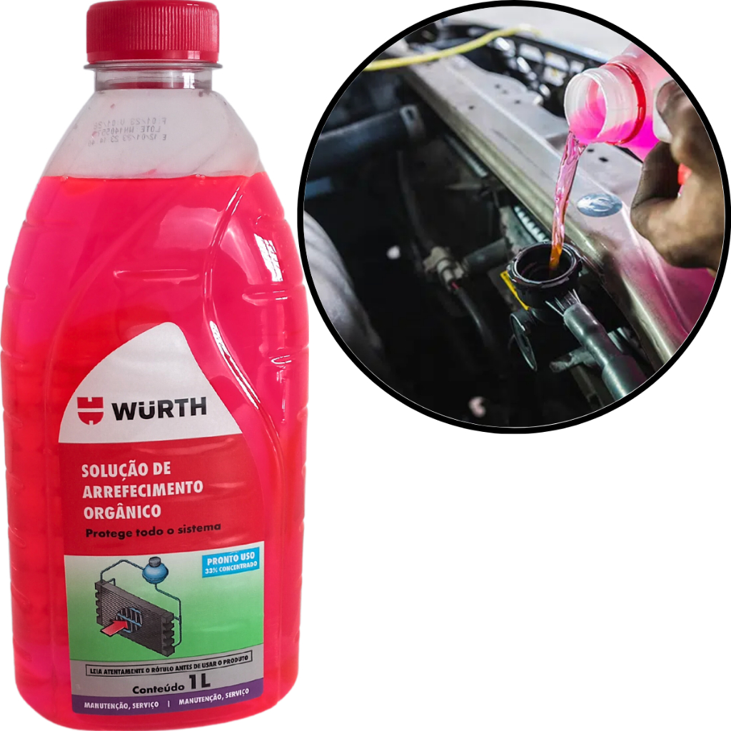 Aditivo Radiador Anti Fervura Pronto Uso Original Wurth em Oferta na Shopee