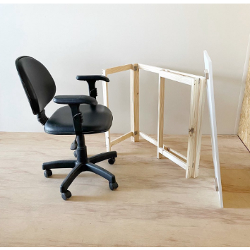 Mesa Escrivaninha de Canto Industrial para Escritório/ Trabalho Dobrável em Oferta na Shopee
