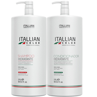 KIT CONDICIONADOR E SHAMPOO  DE  2,5 LTS ITALLIAN COLOR HAIRTECH em Oferta na Shopee