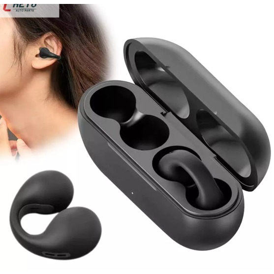 Fone De Ouvido Sound Earcuffs Condução De Ossos Sem Fio Bluetooth Auriculares TWS Earbuds (APENAS PRETO E BRANCO)