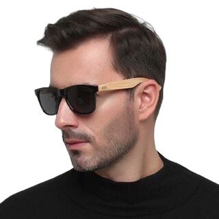 Óculos De Sol Masculino Feminino Justin Bambu  Personalizado em Oferta na Shopee