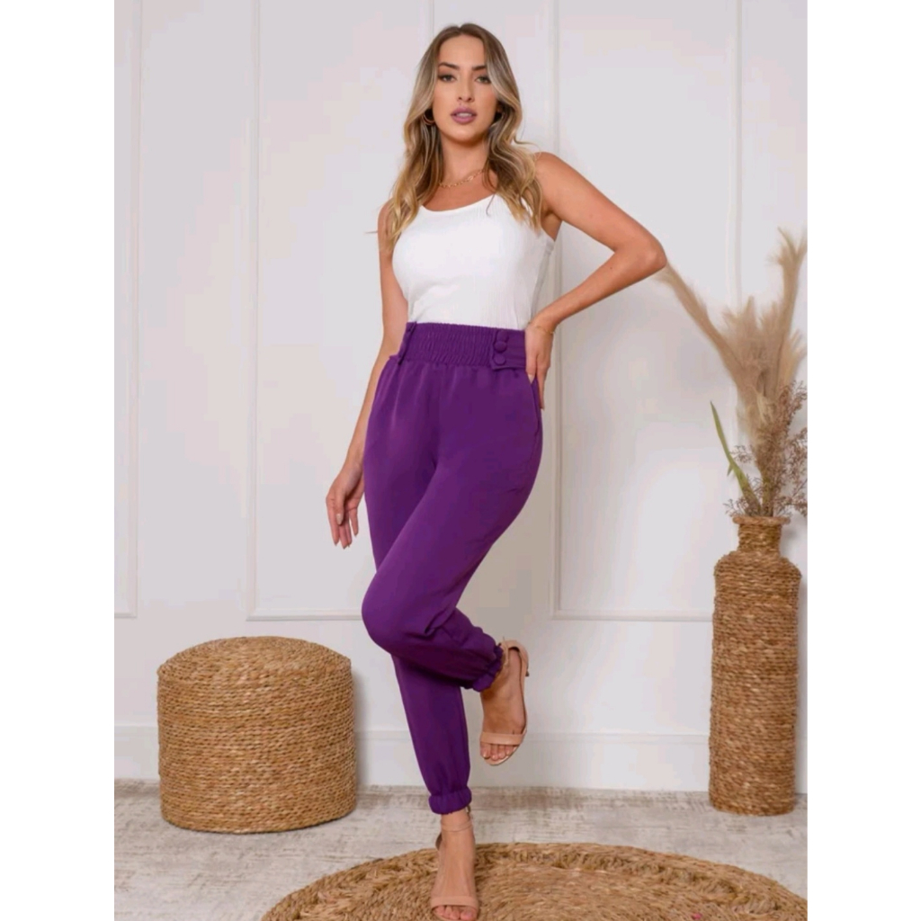 Calça Alfaiataria  cintura alta de 2021