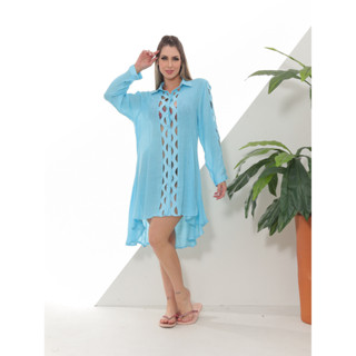 SAIDA DE PARAIA FEMINIO KIMONO MANGA COMPRIDO 33022