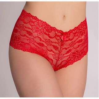 Kit 10 Calcinha Caleçon Renda Shortinho Com Forro de Malha