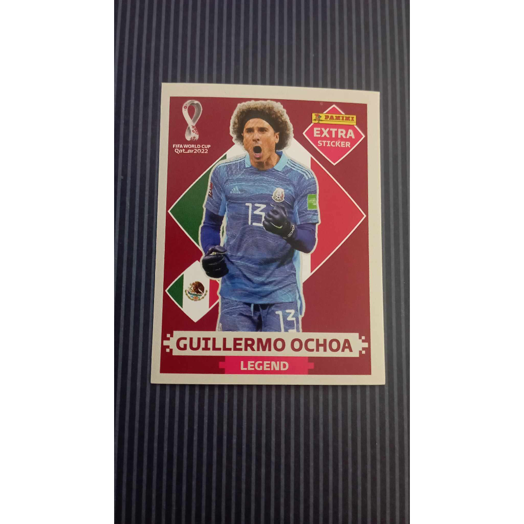 Guillermo Ochoa México Legend - Figurinha Avulsa do Álbum da Copa do Mundo 2022 FIFA Qatar