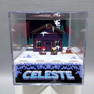 Cubo Diorama Celeste Cabana em Oferta na Shopee