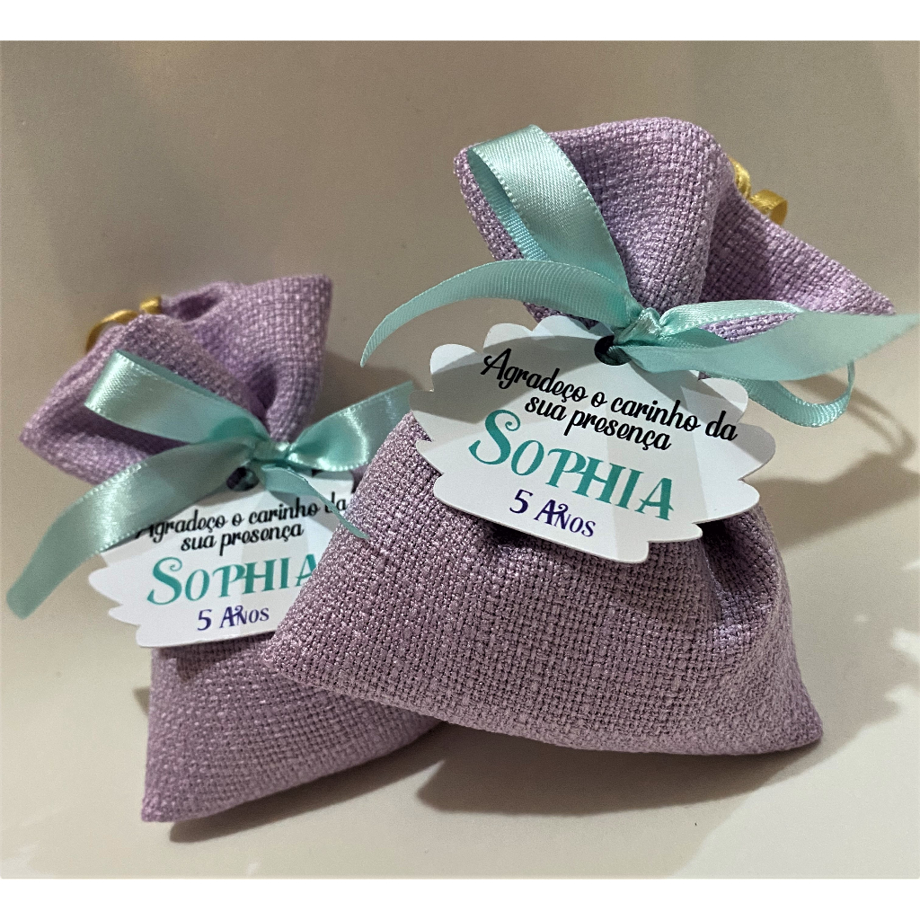 Kit Sachê Perfumado Personalizado Lembrancinha Luxo com Nome | Aniversário Festa Maternidade | Concha Mar | Exclusivo