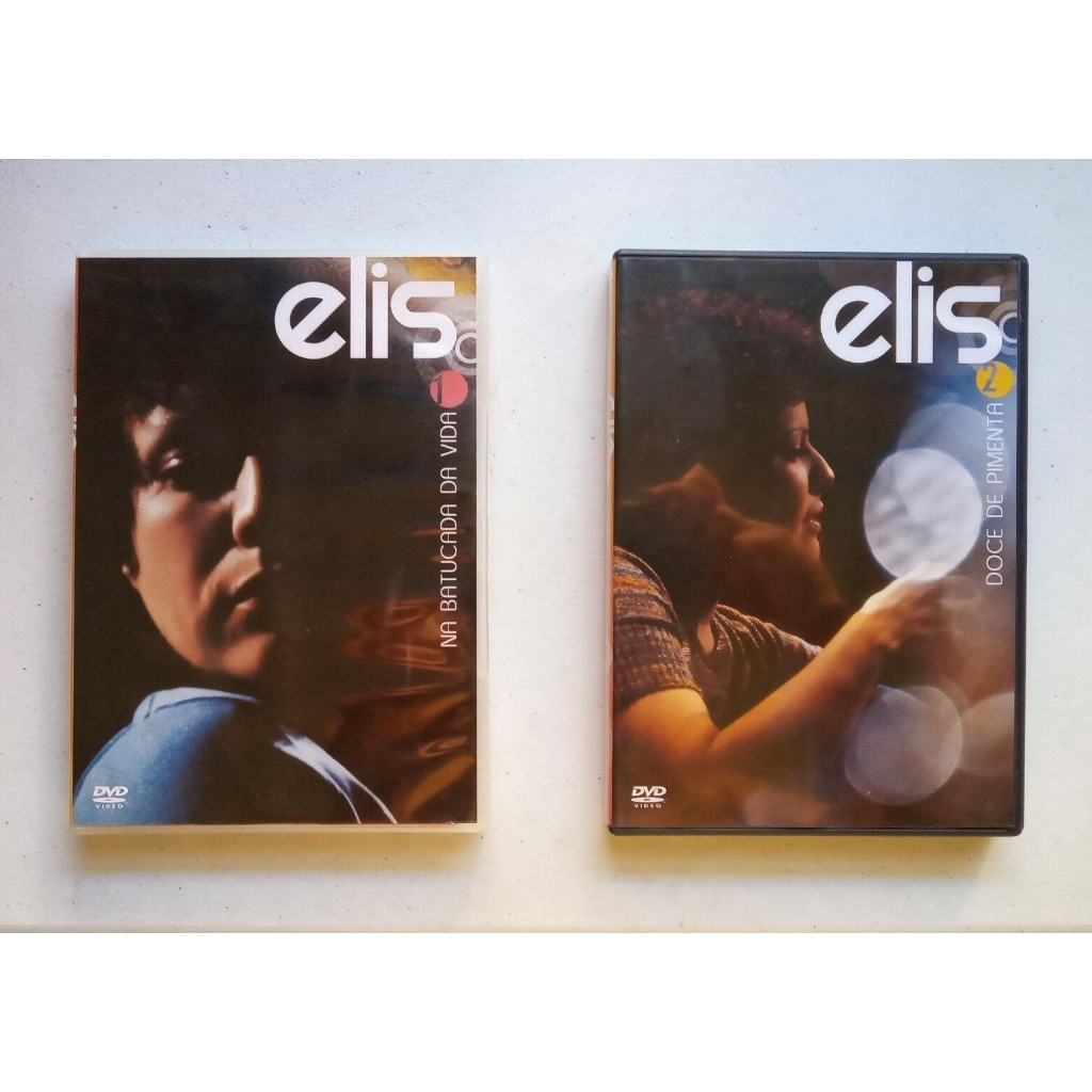 Elis Regina 2 CDs (1 Lacrado) Elis & Tom - Falso Brilhante + 3 DVDs Na Batucada da Vida Doce de Pimenta