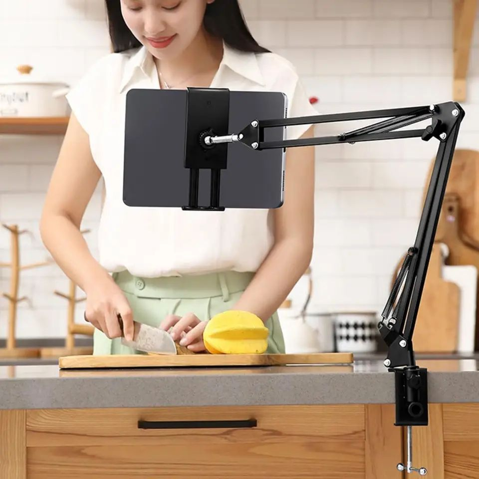 Braço Articulado Suporte Para Cama Mesa  Celular E Tablet