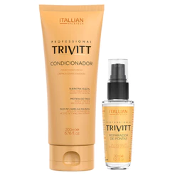 Condicionador Trivitt 200ml + Reparador De Pontas