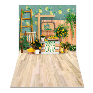 Fundo Fotográfico Limão Newborn Verão em Tecido PN-0383 em Oferta na Shopee