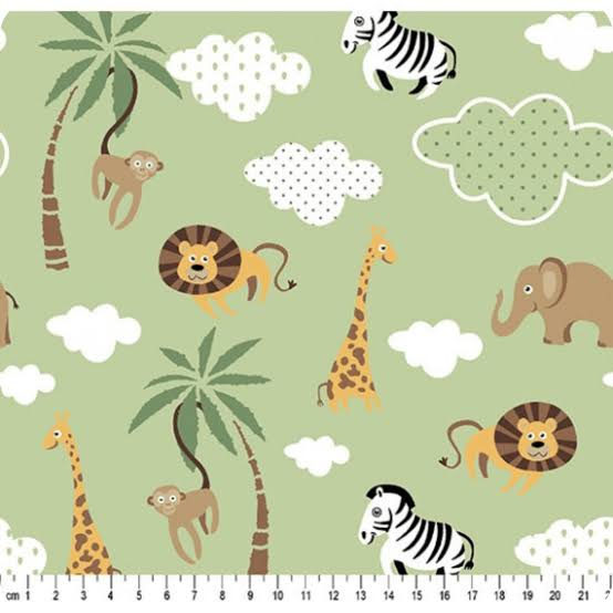 Kit de Capas para Rolinho Berço americano Safari Verde Zoloogico selva 4 peças 100% Algodao Somente as Capas com Ziper em Oferta na Shopee