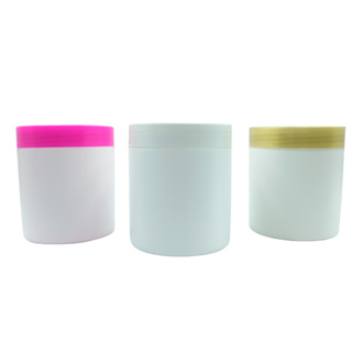 POTES 500G VAZIO COM TAMPAS - PEAD em Oferta na Shopee