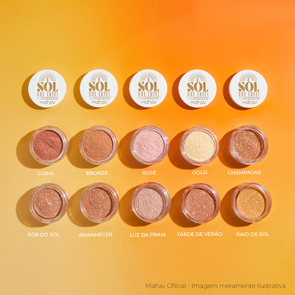 Iluminador Solto o Sol que Lute Mahav em Oferta na Shopee