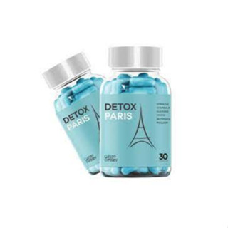 kit 2 potes de detox paris com 30 caps cada frasco envio rapido